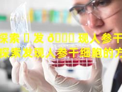 探索 ☘ 发 🐝 现人参干细胞（探索发现人参干细胞的方法）